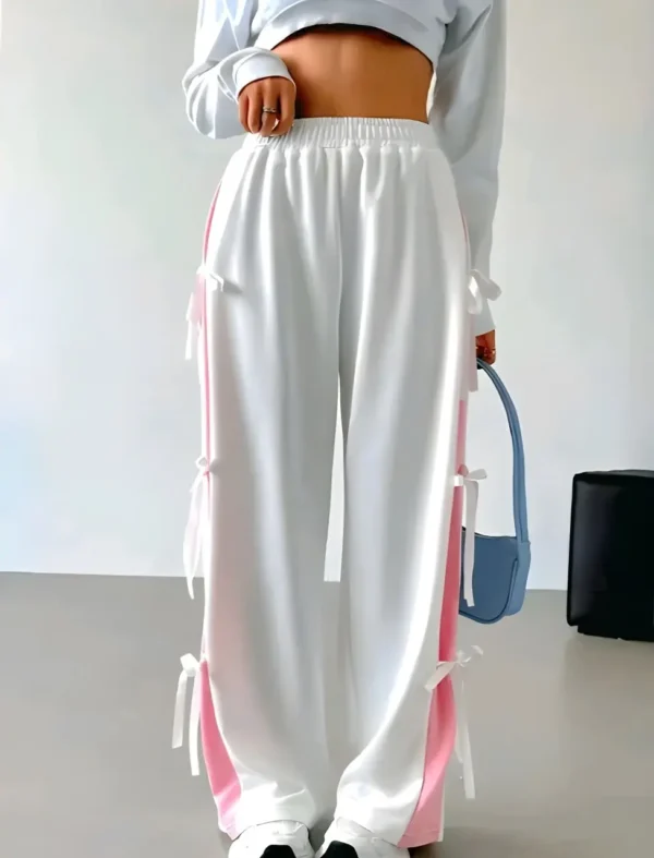 Women's bow style trousers