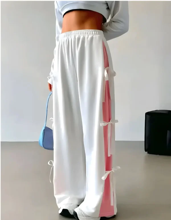 Women's bow style trousers