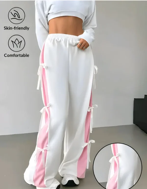 Women's bow style trousers