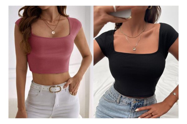 Square Neck Crop top