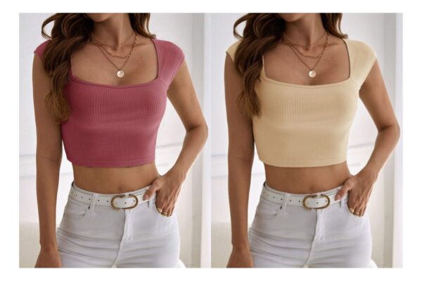 Square Neck Crop top