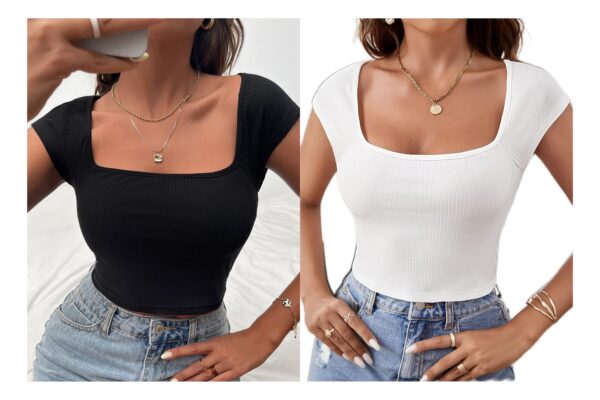 Square Neck Crop top