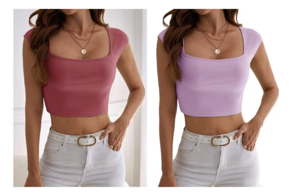 Square Neck Crop top