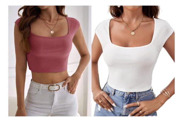 Square Neck Crop top