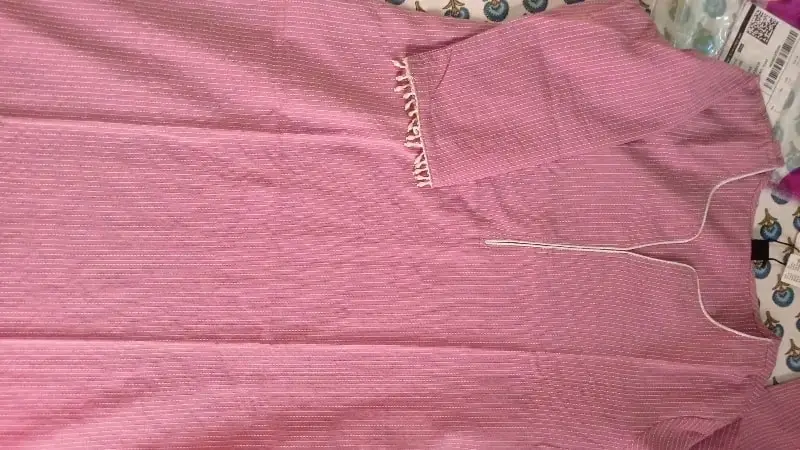 PINK COTTON KURTI FOR WOMEN 