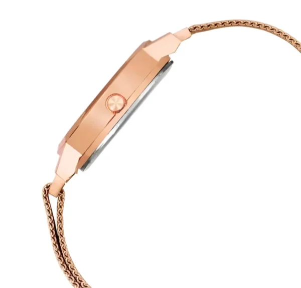 Rose Gold Mesh Watch