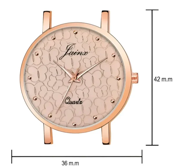 Rose Gold Mesh Watch