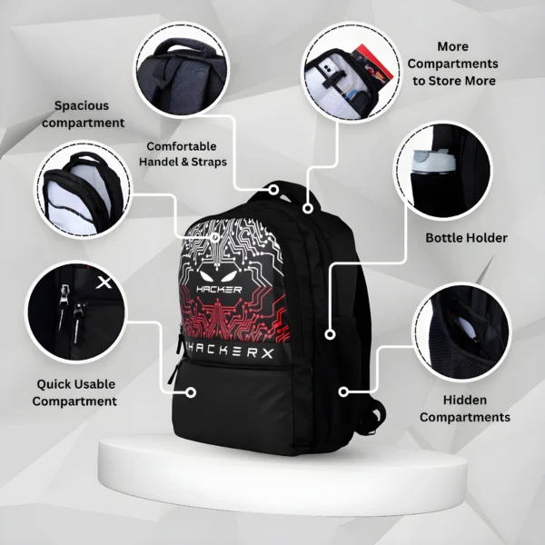 X Hacker Backpack Bag Backbencher Bag