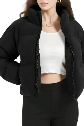 WOMEN WINTER CROPPED JACKET