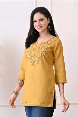 KASHMIRI EMBROIDERED PHERANS KURTI